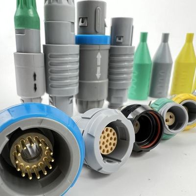 سعر جيد RoHs Sterilized Push Pull Medical Connectors For ECG Monitor الانترنت