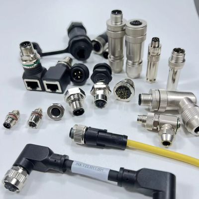 سعر جيد Circular Shielding Industrial M5 M23 17 Pin Female Connector Waterproof الانترنت