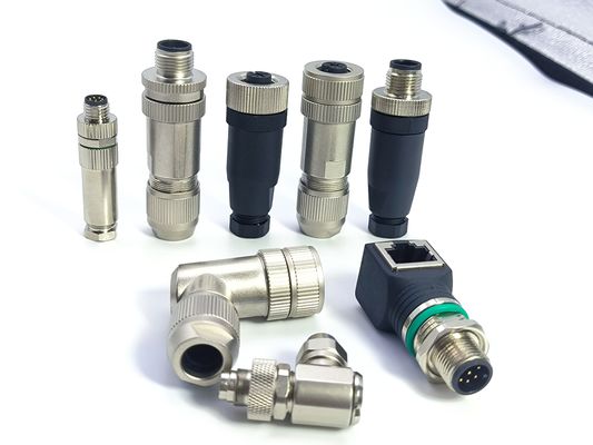 سعر جيد IP67 Waterproof Circular Connector M5 M8 M9 M12 M16 M23 With Cable Overmoulding الانترنت