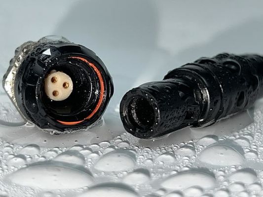 سعر جيد Outdoor Mil Circular Push Pull Connectors Gold Plated Contact PPS Insulator الانترنت