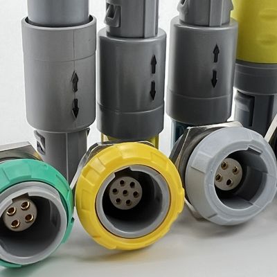 سعر جيد ISO9001 Fastest Quick Circular Plastic Connectors For Medical Equipment الانترنت