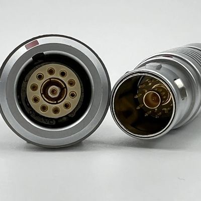 سعر جيد Multiple Contact Coaxial Signals Circular Push Pull Connectors EMC Shielding الانترنت