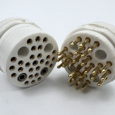 سعر جيد Coaxial ip68 High Current Circular Connector 26 Signals Insulator For Endoscopy الانترنت