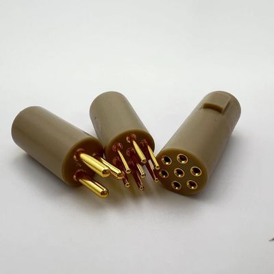 سعر جيد CNC PEEK Insulator High Density Circular Connector 26 Pin Odm الانترنت