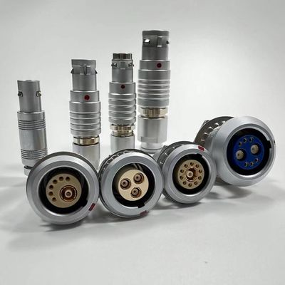 سعر جيد Fischer ODU LEMO الدفع السحب الدائري المرفق المعدن EMC الدرع المحوري 9 دبوس الانترنت