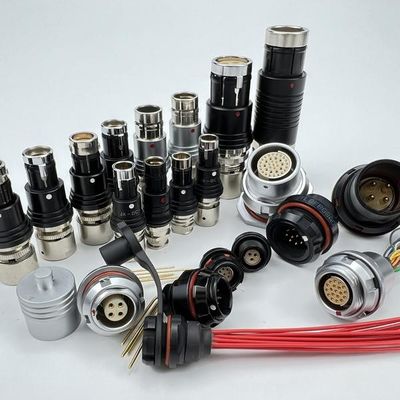 سعر جيد Panel Mount Circular Waterproof IP68 Electrical Connectors 500 Mating Cycles الانترنت